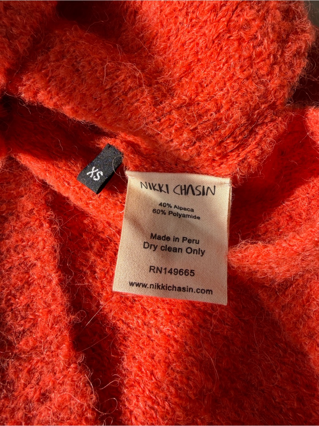 Nikki Chasin Cardigan Alpaca Fuzzy Cardigan — image 5 of 8